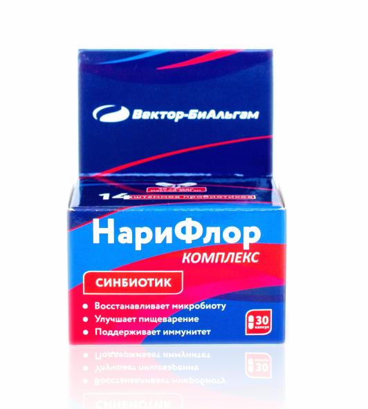 БАД "НариФлор комплекс", 30 капсул, Вектор-Биальгам