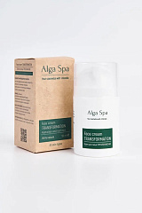 Крем "Преображение" с хлореллой для лица, 50 мл, AlgaSpa