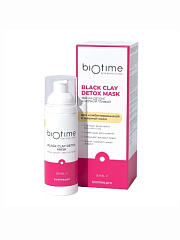 Маска-детокс с черной глиной, 50 мл, BioTime for home care