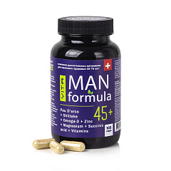 Растительно-витаминный комплекс Vita MAN 45+.  ВИТА ФОРМУЛА, 105 капсул, Сиб-КруК