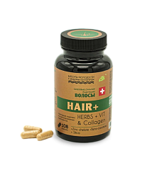 Капсулы молодости HAIR+ ХЭРБС КОЛЛАГЕНОЛ, 108 капсул, Сиб-КруК
