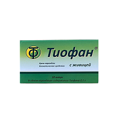 Крем-карандаш Тиофан с живицей, 10 штук, НИА