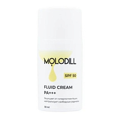 Крем солнцезащитный MOLODILL SPF 50  для лица, 50 мл, БиоСНК