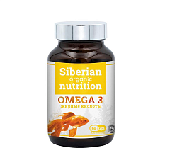 Омега-3 жирные кислоты 35%, 60 капсул, Siberian organic nutrition 